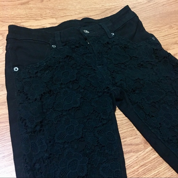 Carmar Denim - SALE! Carmar Crochet Skinny Black Jeans